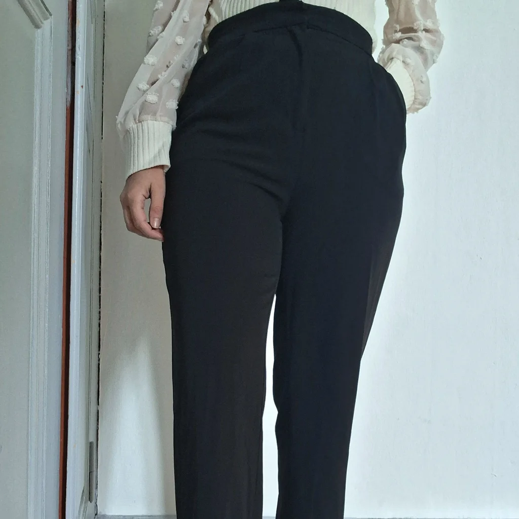 Pantalon à pinces noir H&M - Taille 38